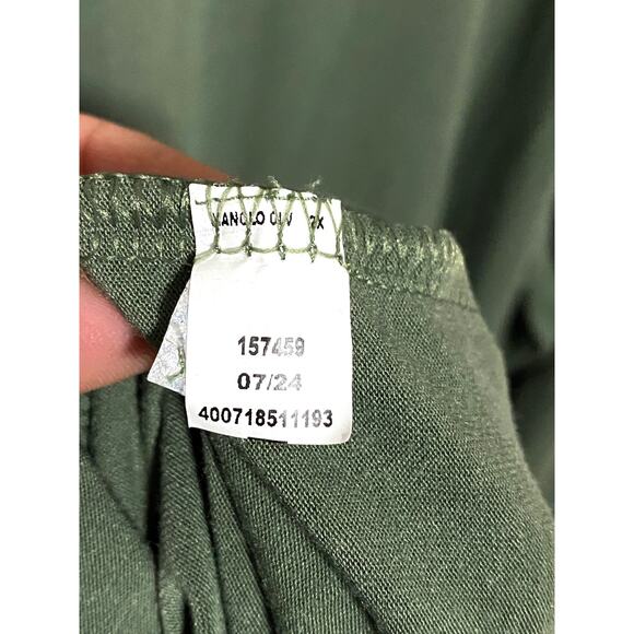 SO Sonoma Green Long Sleeve Shirt Top Plus 2X Stretch Casual Comfort Boho Flowy - Picture 5 of 6